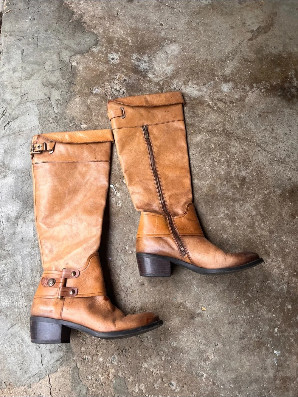 Vince Camuto Brooklee Camel Colored Boot 7B